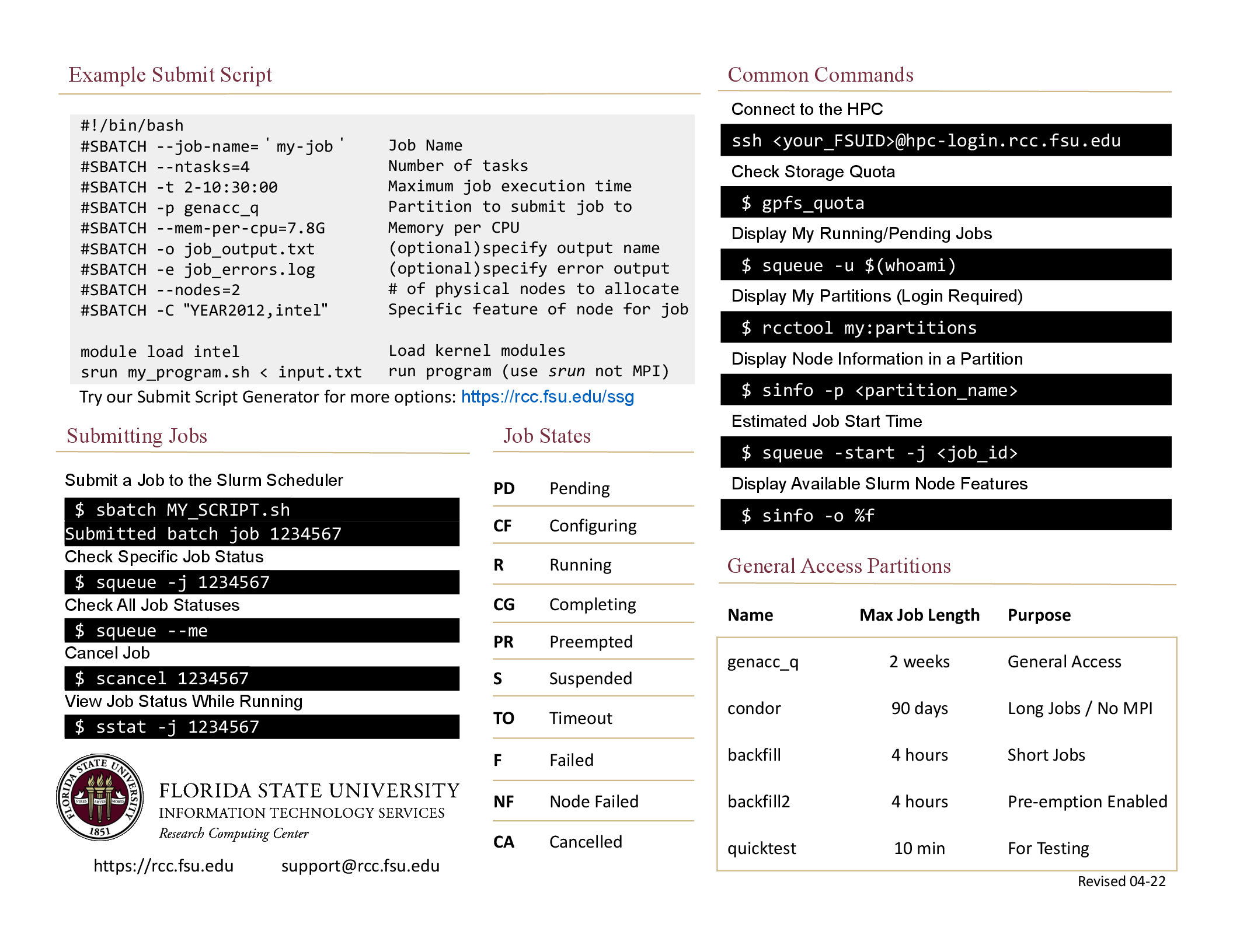 Stata cheat sheets